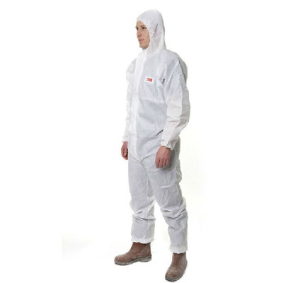 3m protective suit chemical experiment protective suit dust - proof paint - proof splash hazmat protective suit