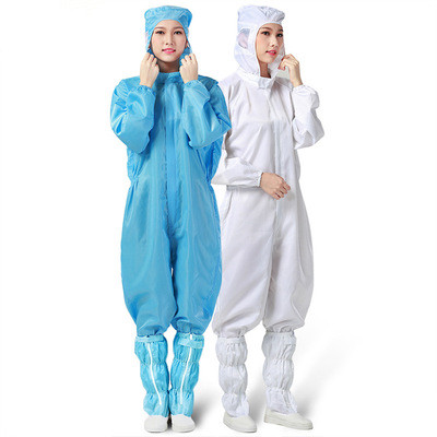 Protective clothing  reuse anti-static dust-free workshop clean clothing personal protective suit conjoined protective suit